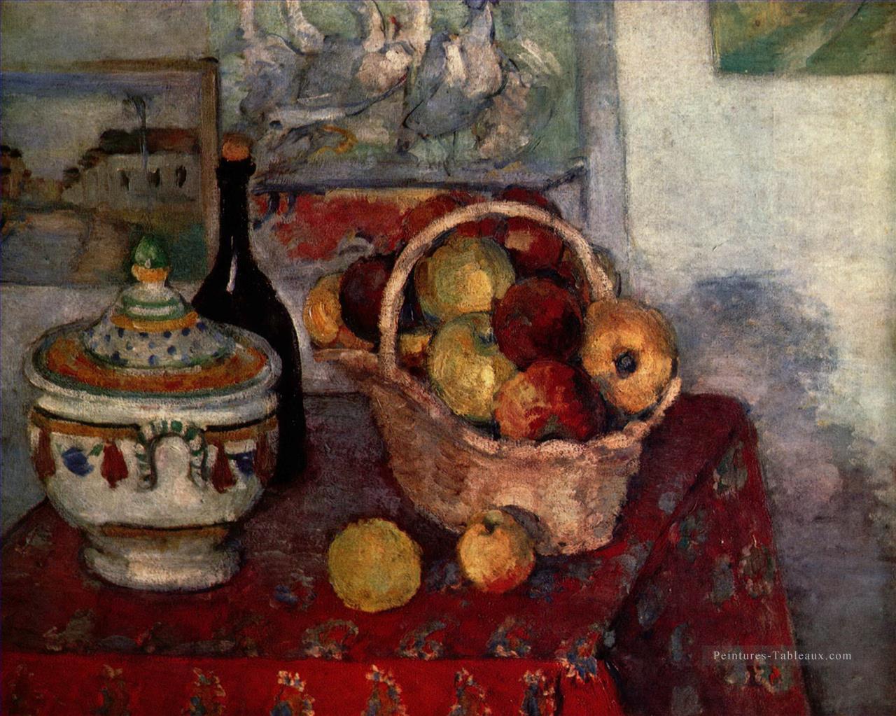 Nature morte avec Soup Soupière 1884 Paul Cézanne Peintures à l'huile